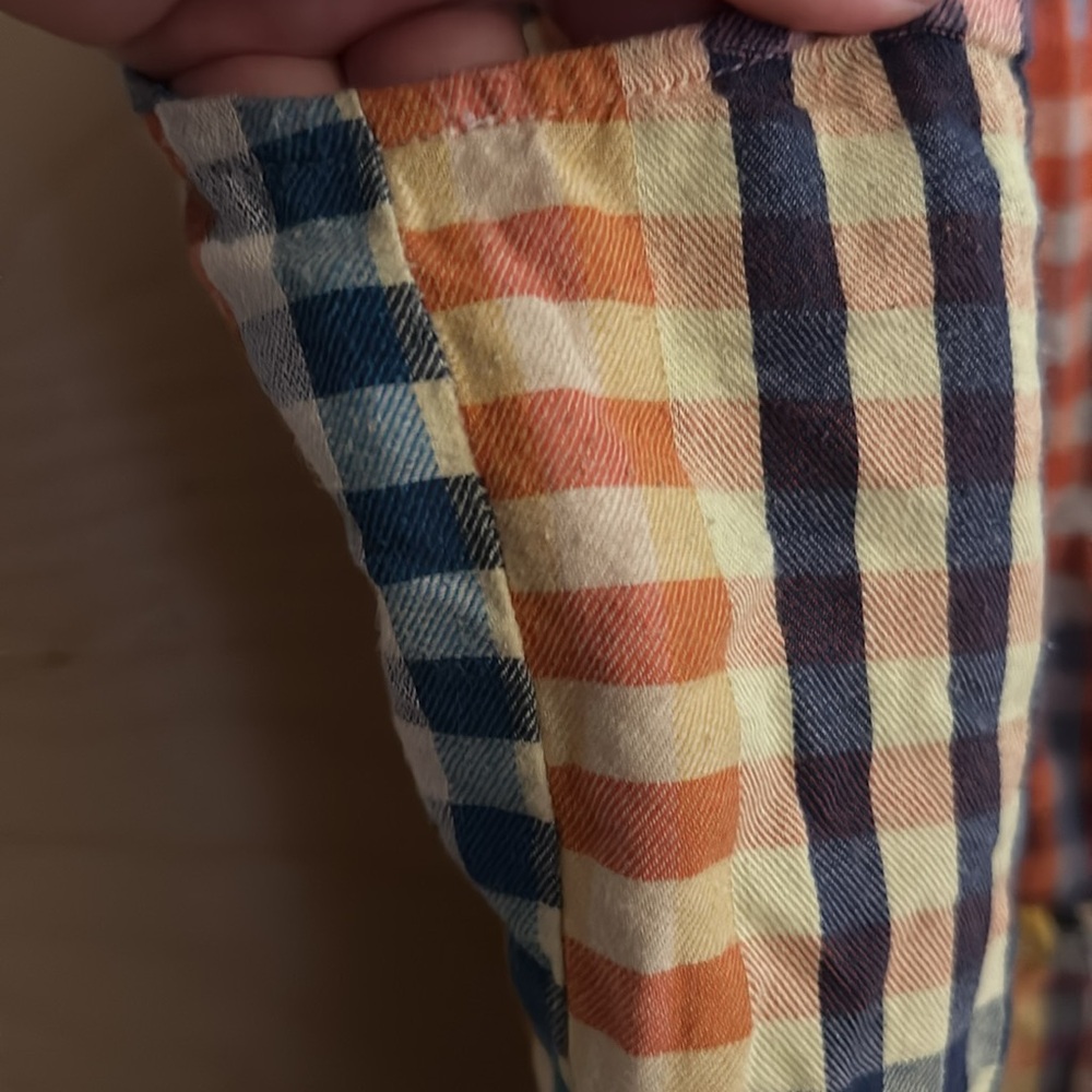 Ilana kohn plaid button tank blouse XL - Picture 3 of 4